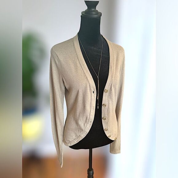 VINCE Round Hem Cardigan Cashmere Sweater Size S - Picture 7 of 11